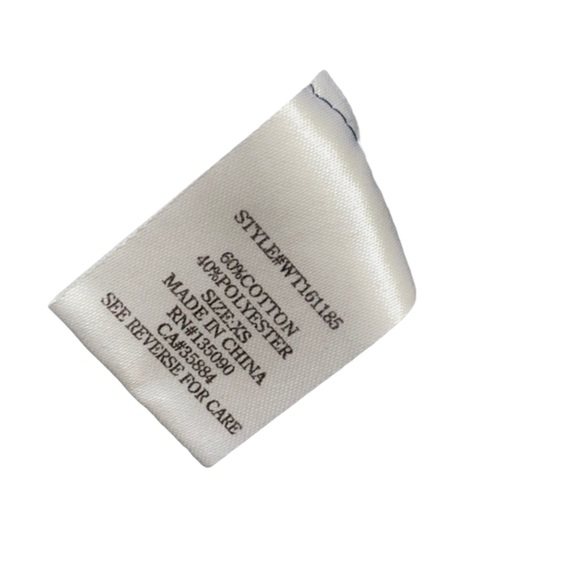 White Crow | (XS) Scoop Neck Tee Dusty Blue Lace - Picture 3 of 6